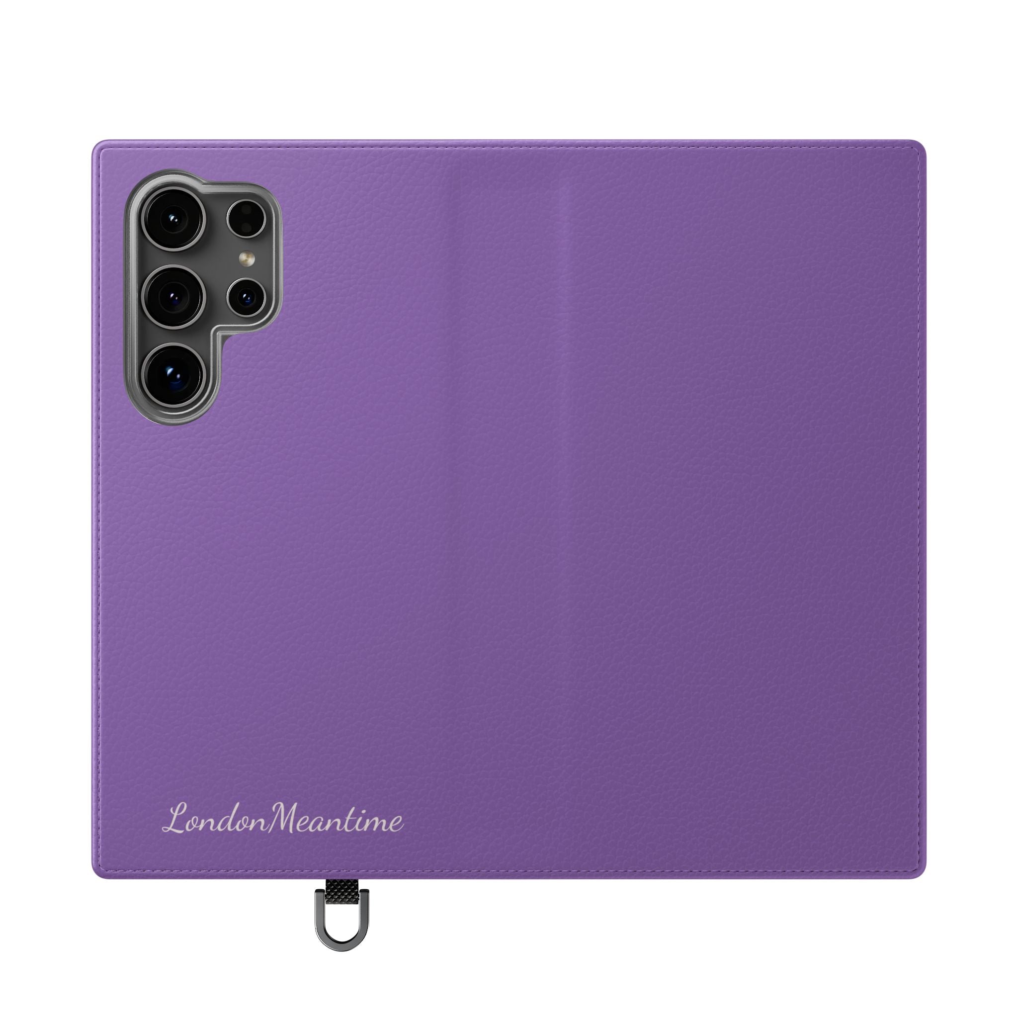 Mauve Wallet Phone Flip Case — Cardholder Folio Cover