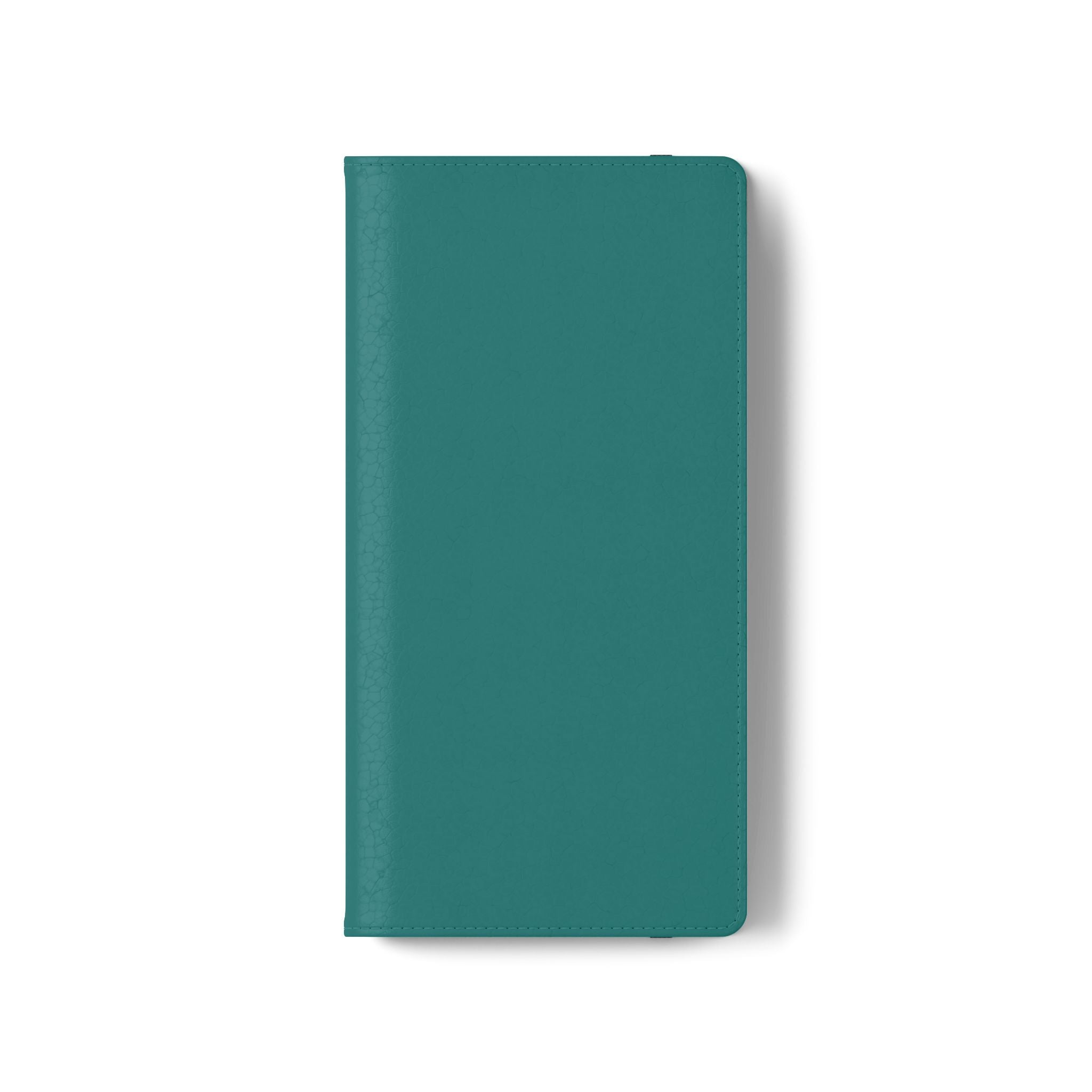 Teal Wallet Phone Flip Case — Cardholder Folio Cover