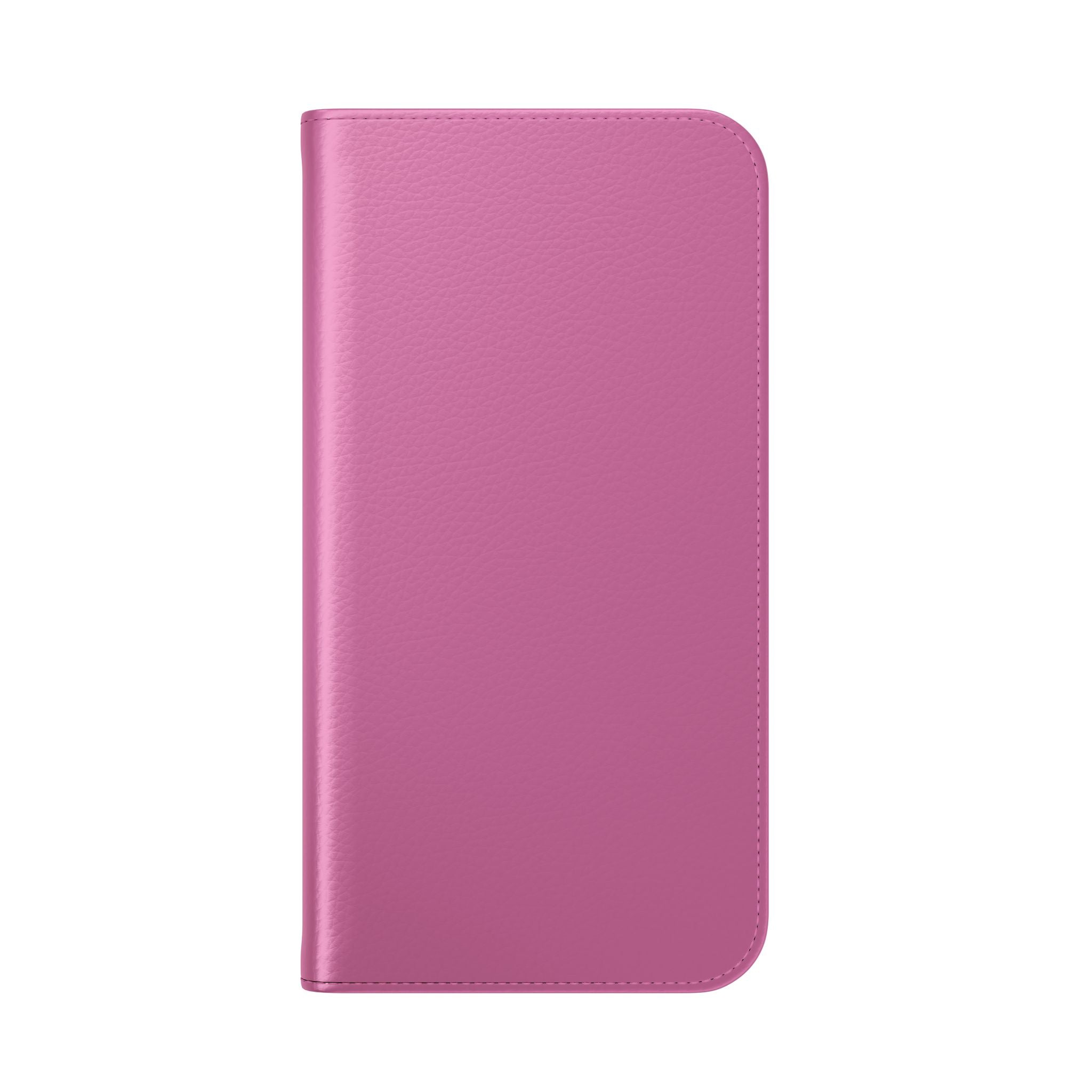 Pink Wallet Phone Flip Case — Cardholder Folio Cover