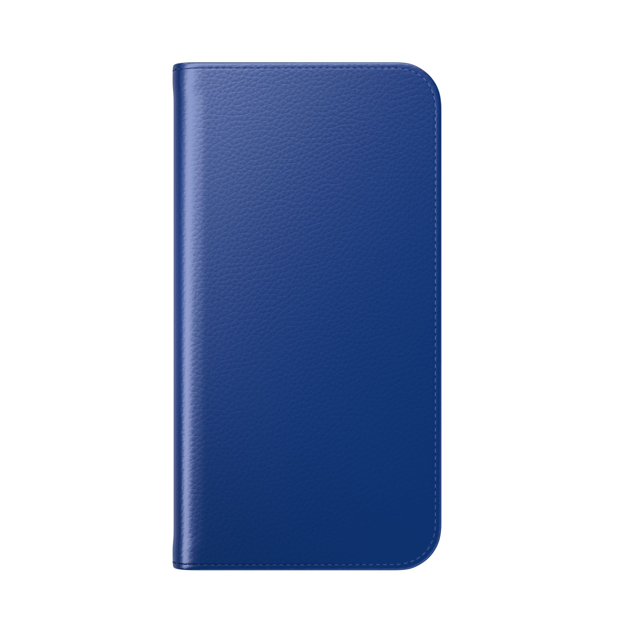 Royal blue Wallet Phone Flip Case — Cardholder Folio Cover