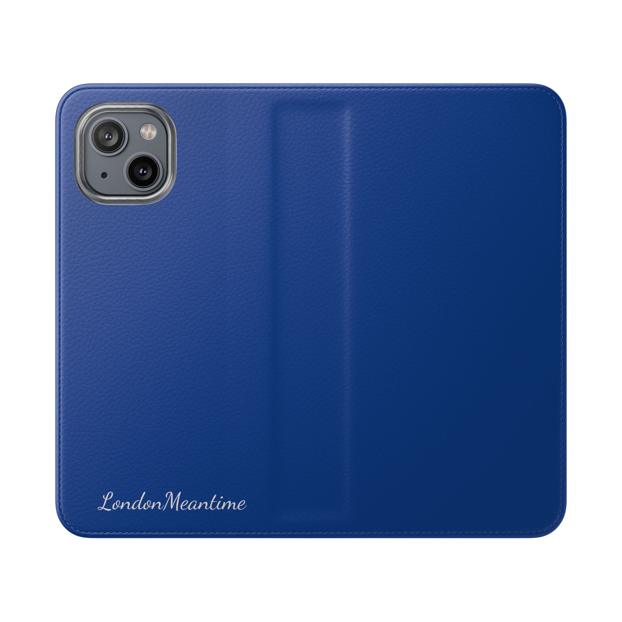 Royal blue Wallet Phone Flip Case — Cardholder Folio Cover