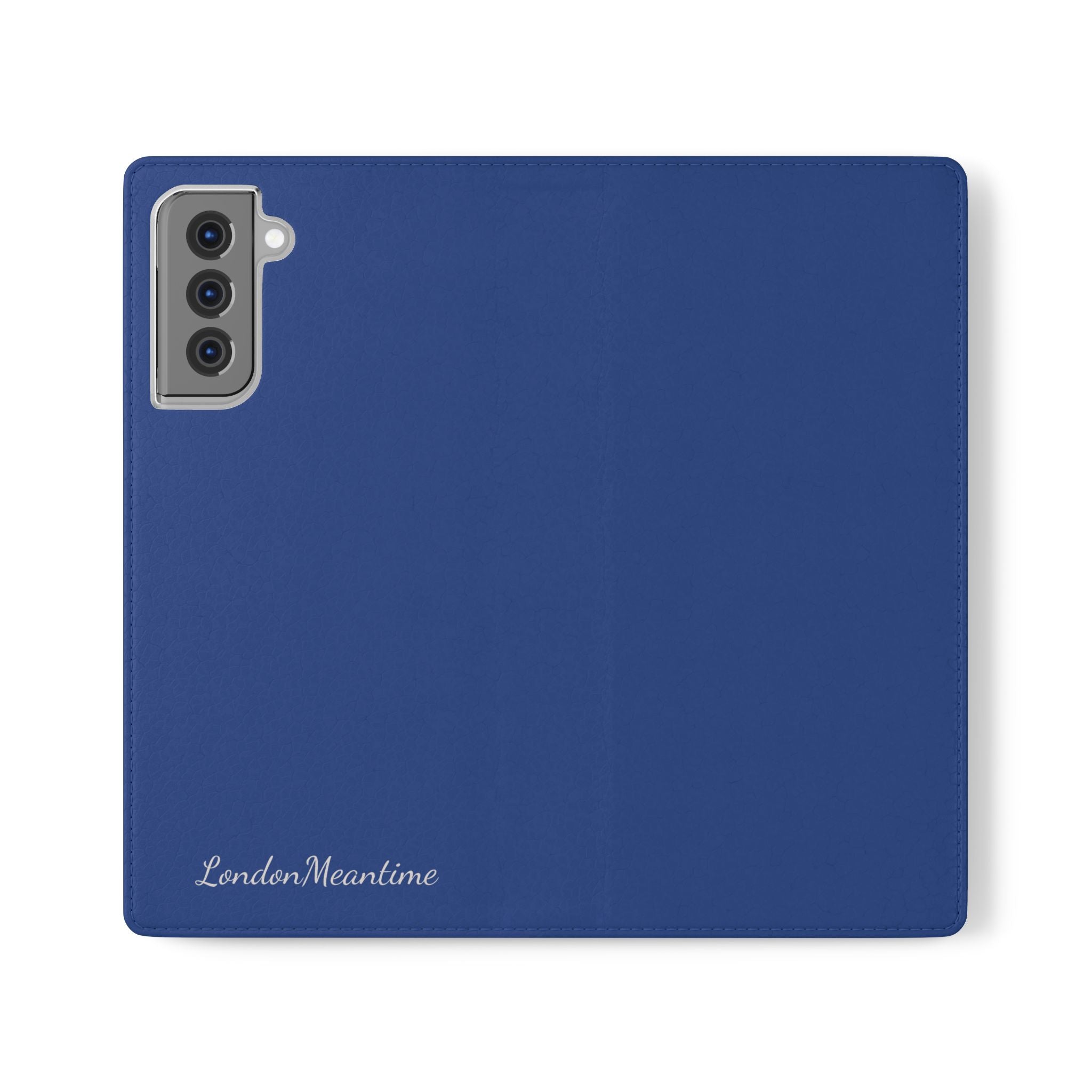 Royal blue Wallet Phone Flip Case — Cardholder Folio Cover