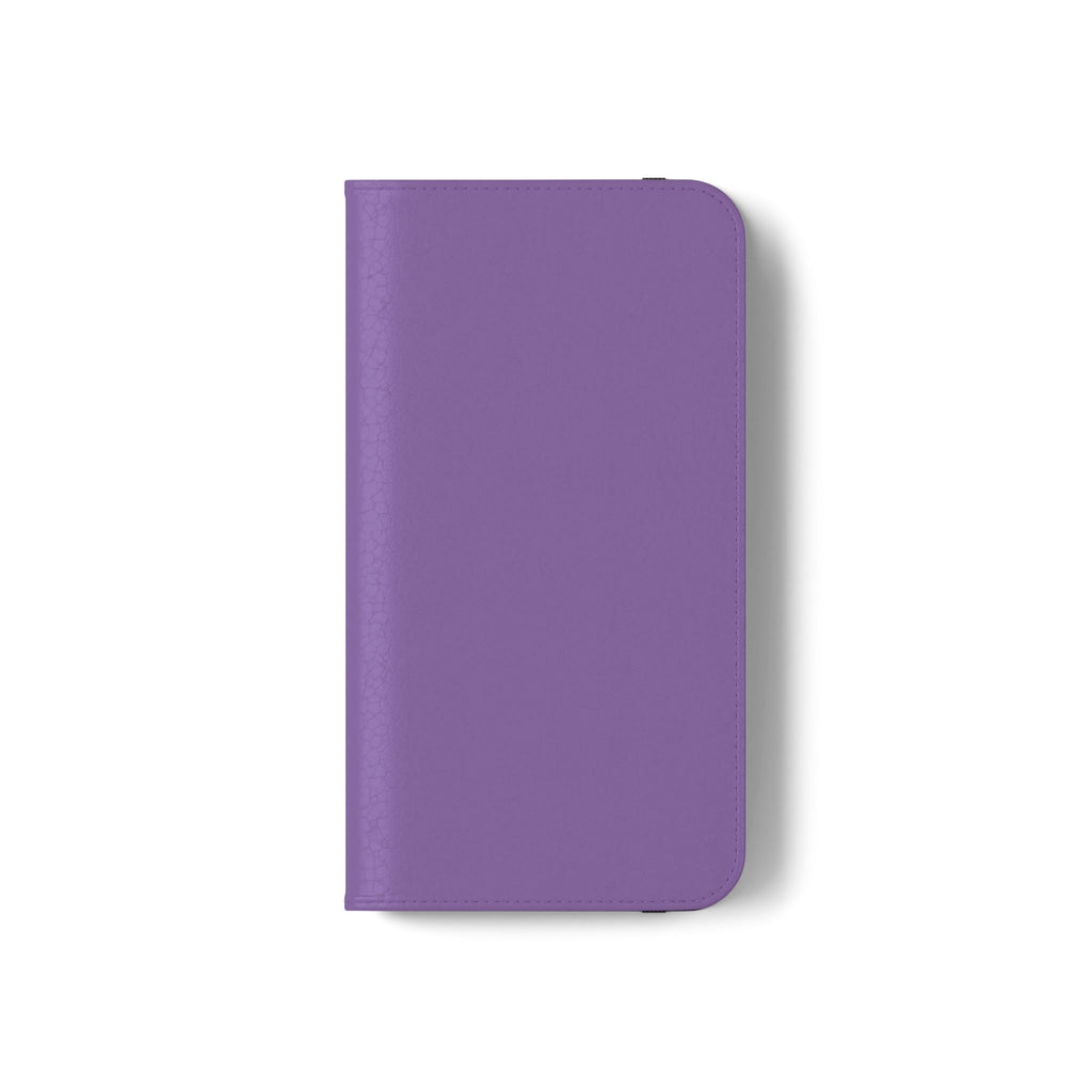 Mauve Wallet Phone Flip Case — Cardholder Folio Cover
