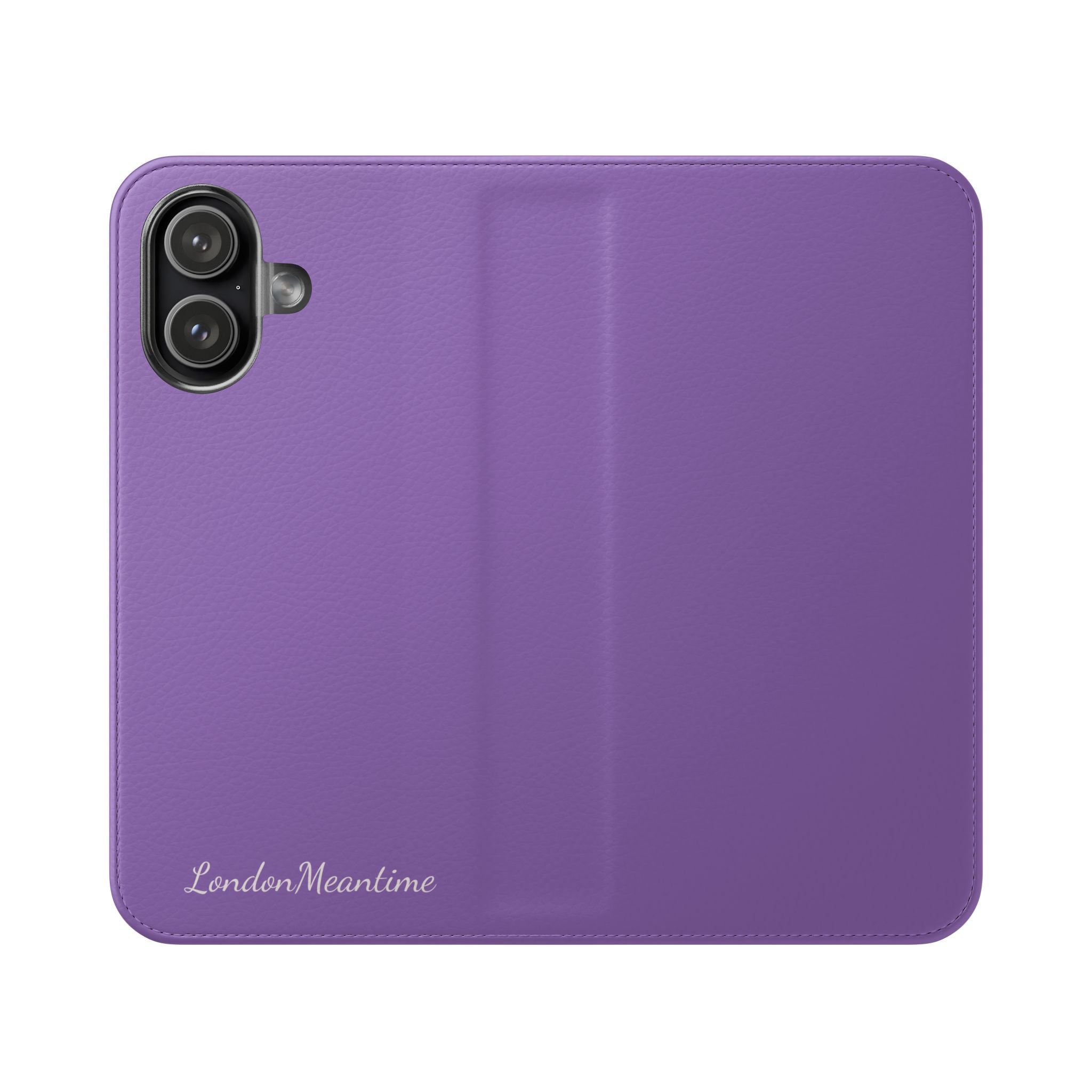 Mauve Wallet Phone Flip Case — Cardholder Folio Cover