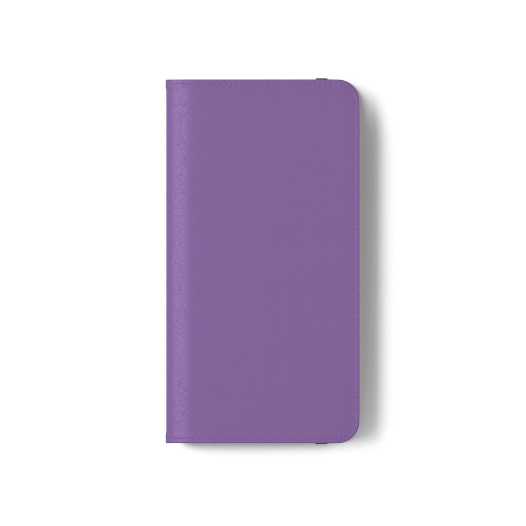 Mauve Wallet Phone Flip Case — Cardholder Folio Cover