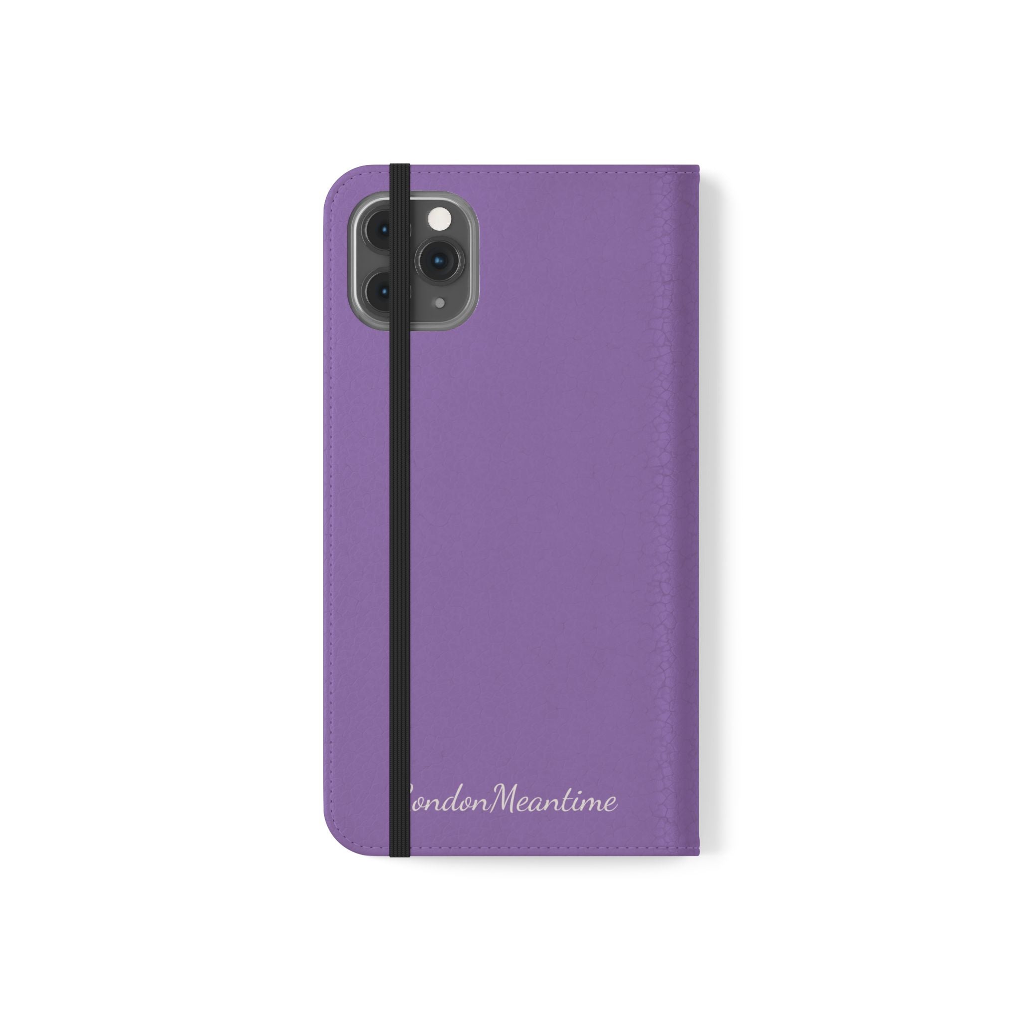 Mauve Wallet Phone Flip Case — Cardholder Folio Cover