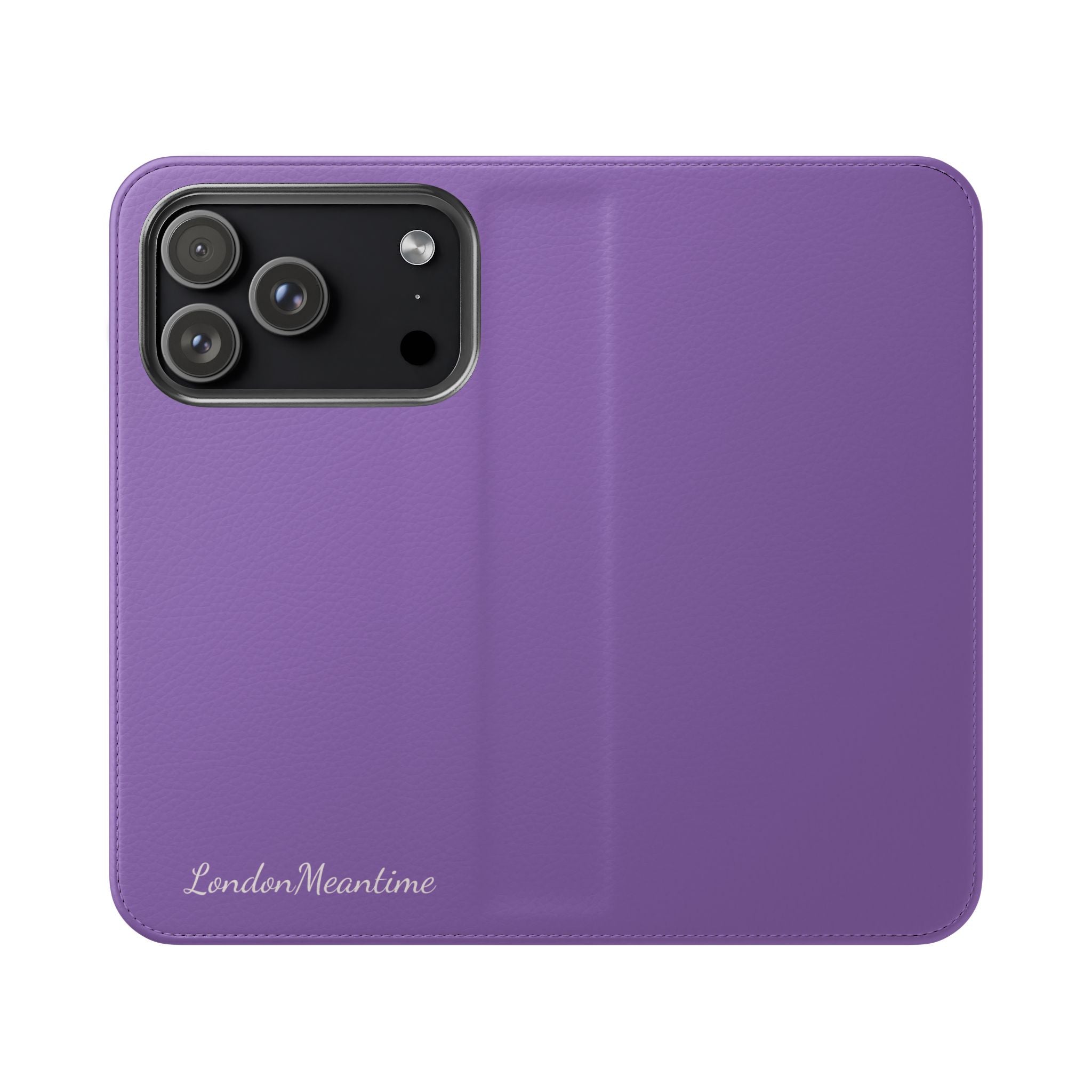 Mauve Wallet Phone Flip Case — Cardholder Folio Cover