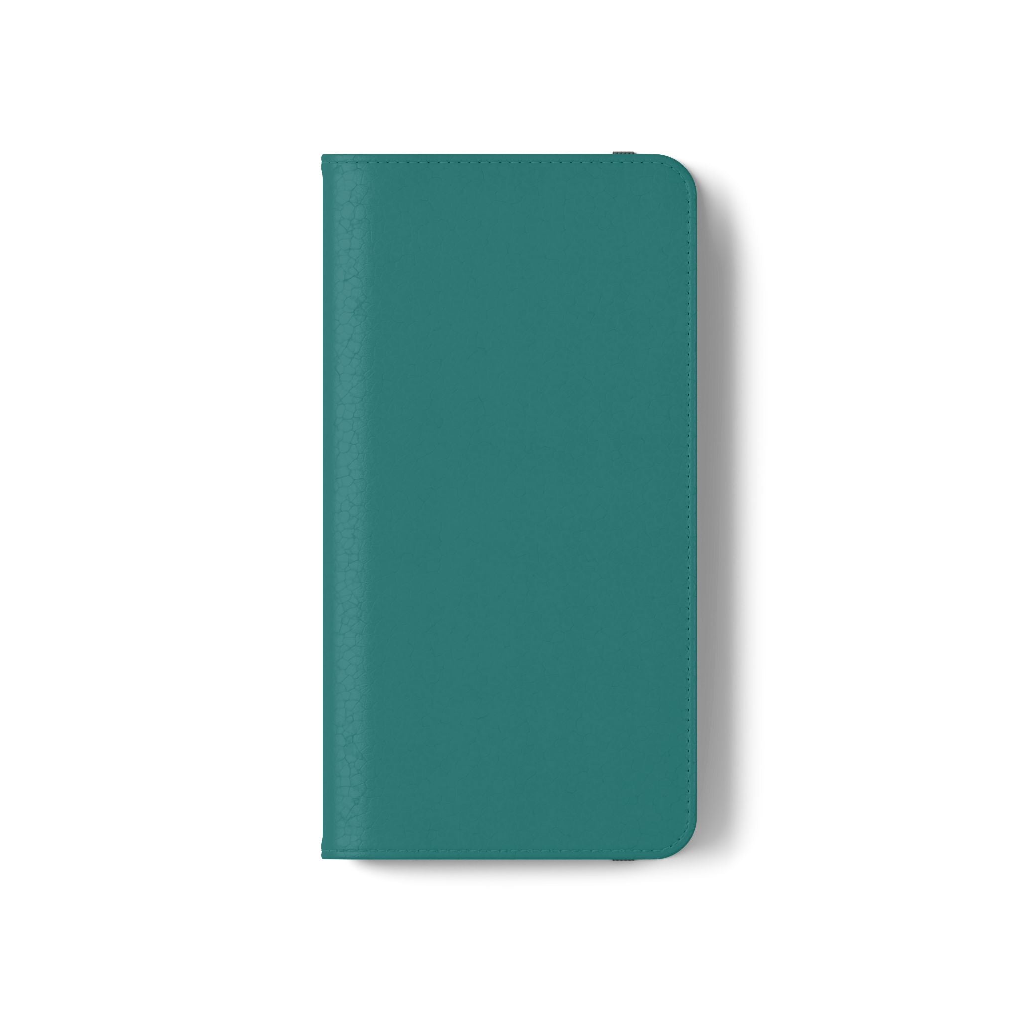 Teal Wallet Phone Flip Case — Cardholder Folio Cover