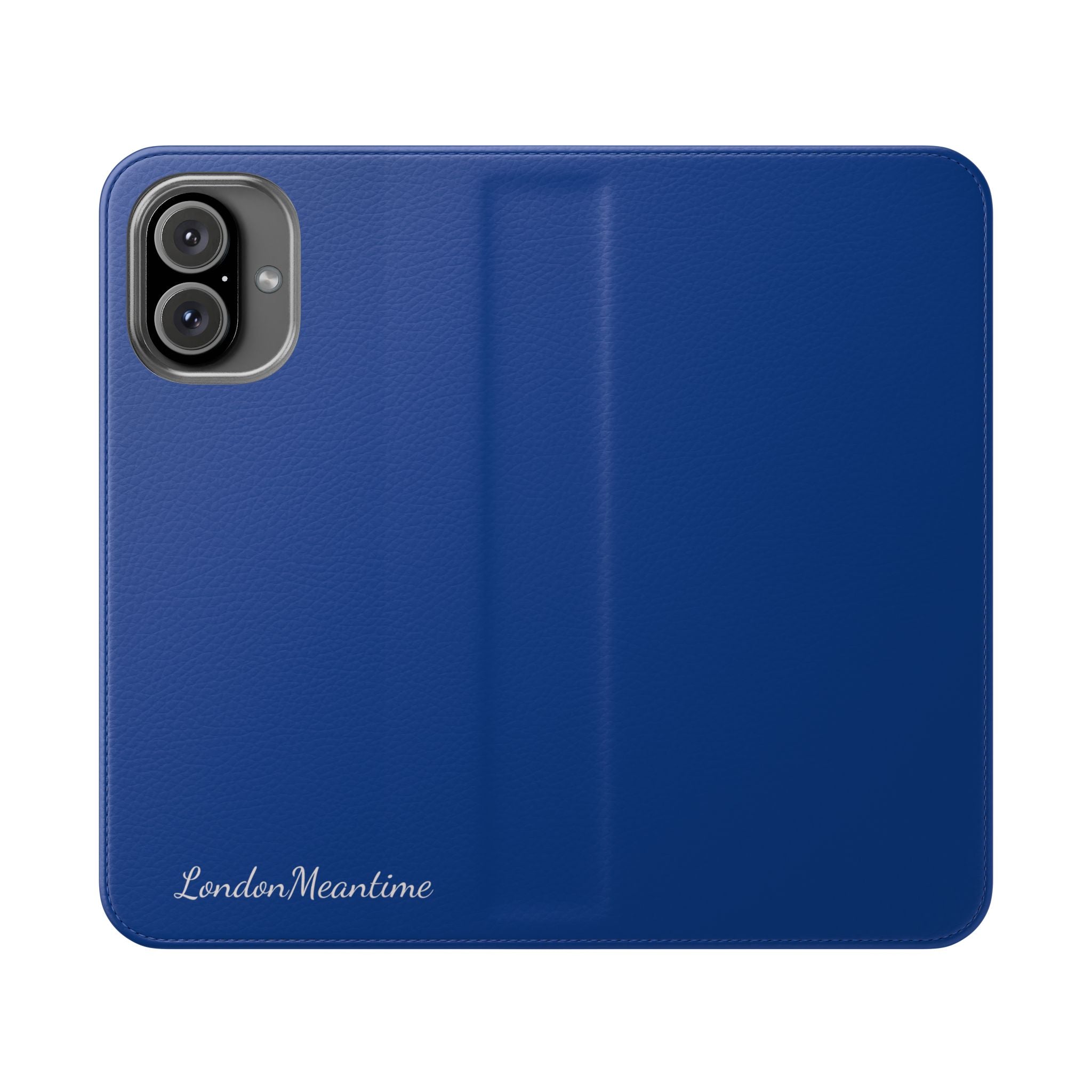 Royal blue Wallet Phone Flip Case — Cardholder Folio Cover