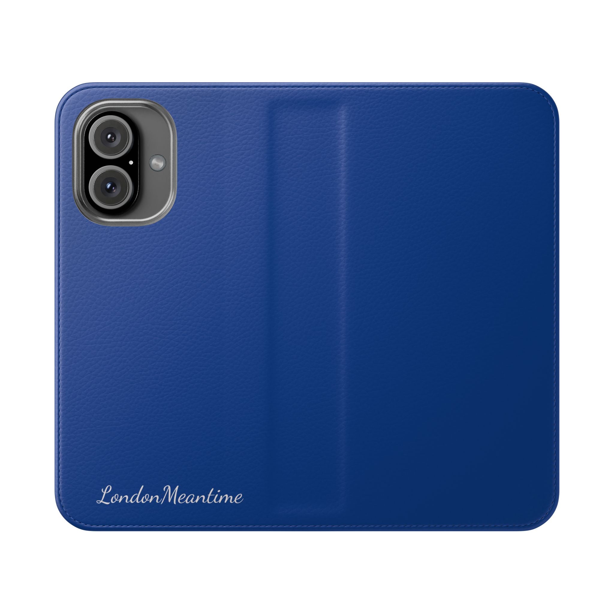Royal blue Wallet Phone Flip Case — Cardholder Folio Cover