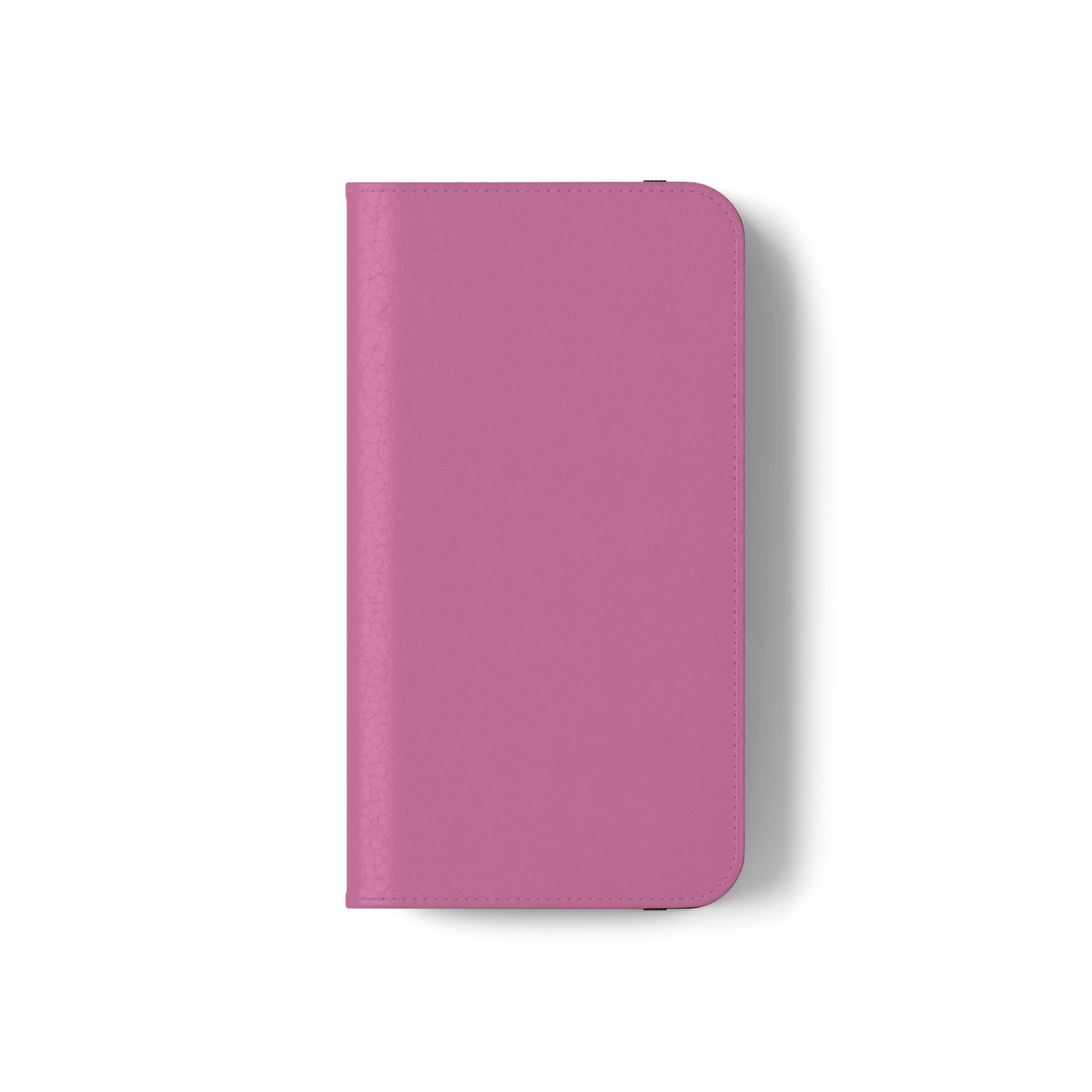 Pink Wallet Phone Flip Case — Cardholder Folio Cover