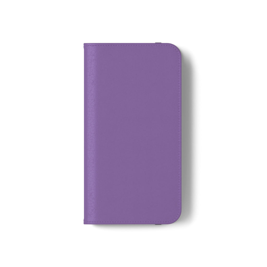 Mauve Wallet Phone Flip Case — Cardholder Folio Cover