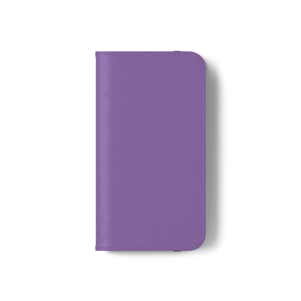 Mauve Wallet Phone Flip Case — Cardholder Folio Cover