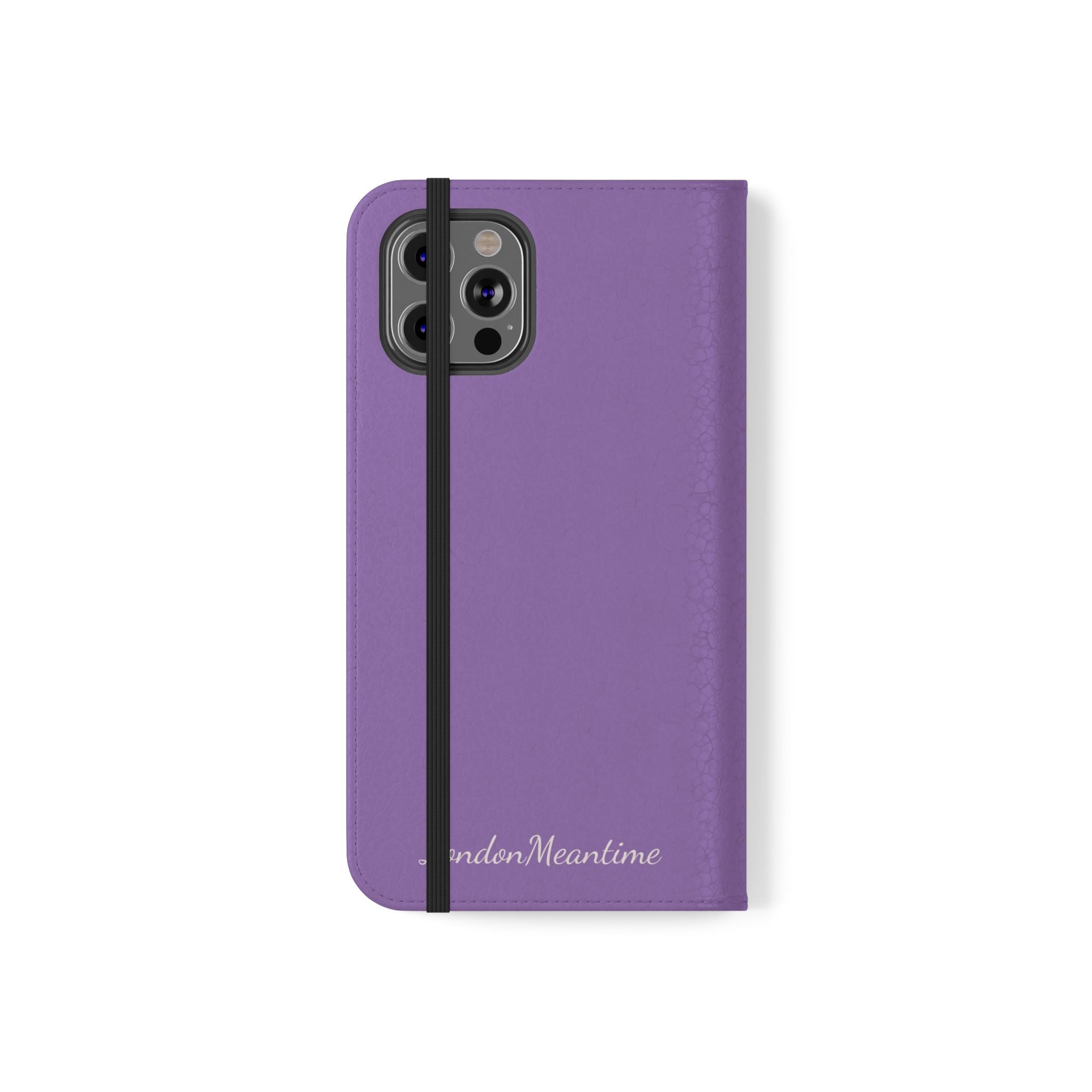Mauve Wallet Phone Flip Case — Cardholder Folio Cover