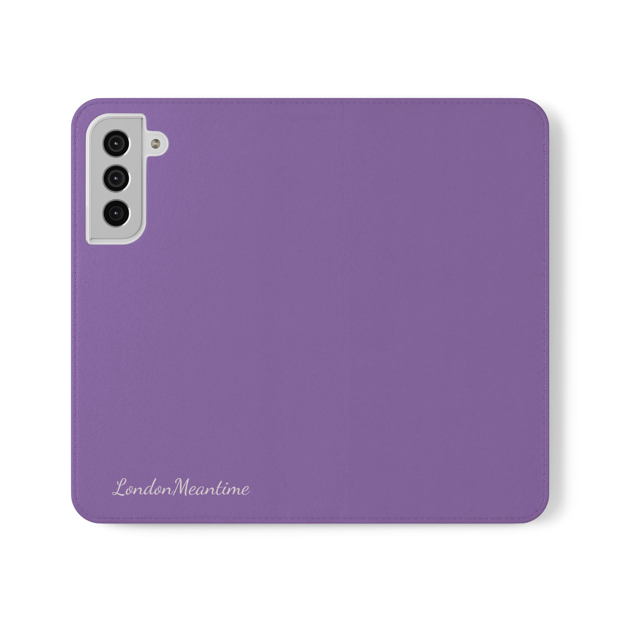 Mauve Wallet Phone Flip Case — Cardholder Folio Cover