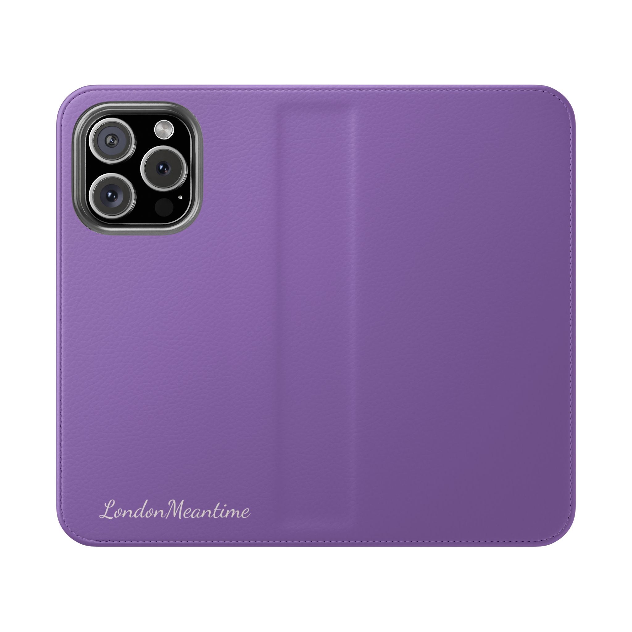 Mauve Wallet Phone Flip Case — Cardholder Folio Cover