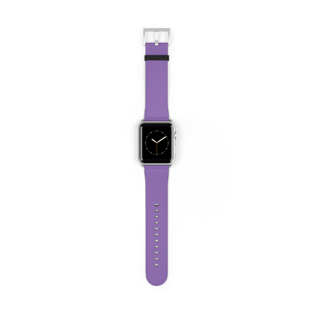 Purple Silicone Watch Band — Slim Comfortable Replacement Strap for Smartwatch