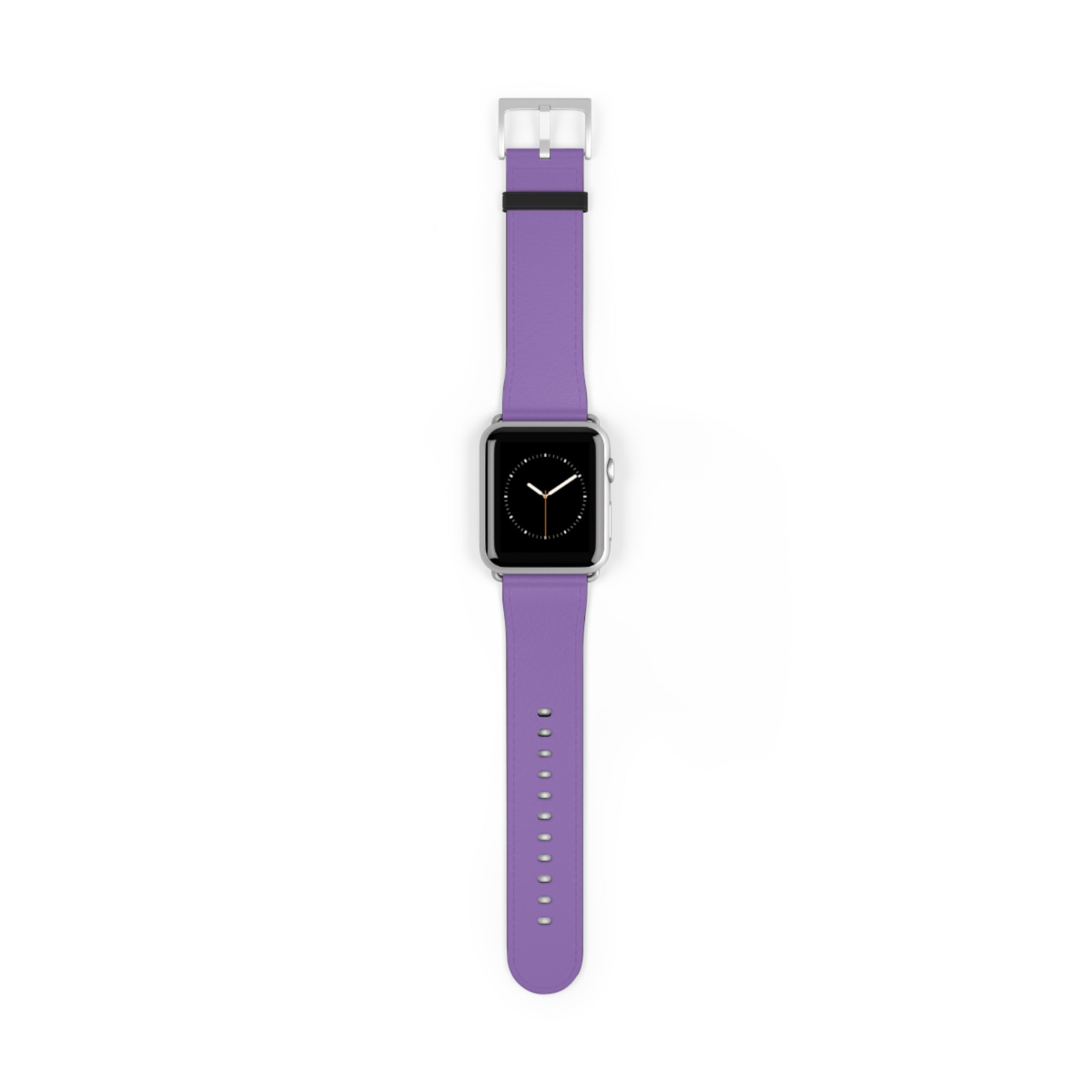 Purple Silicone Watch Band — Slim Comfortable Replacement Strap for Smartwatch