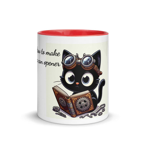 How to make a can opener humorous cat themed mug