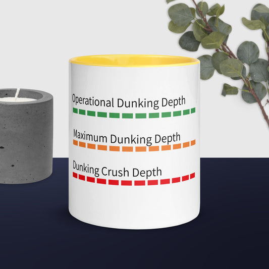 Biscuit Dunking Limits 11oz mug with colour inside