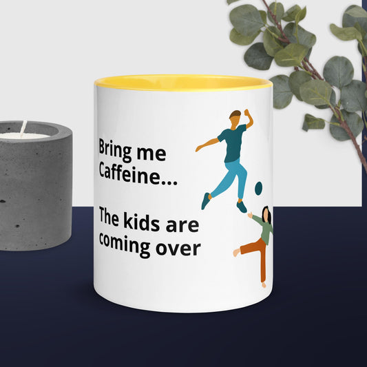 Bring Caffeine 11oz mug with colour inside
