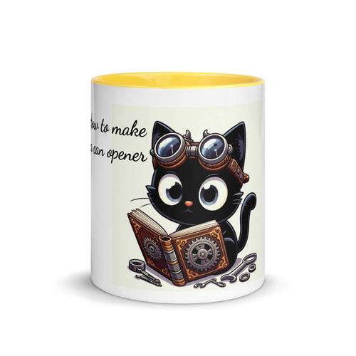 How to make a can opener humorous cat themed mug